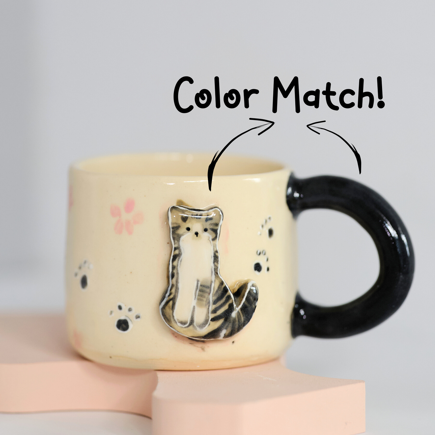 Handcrafted Custom Cat Mug
